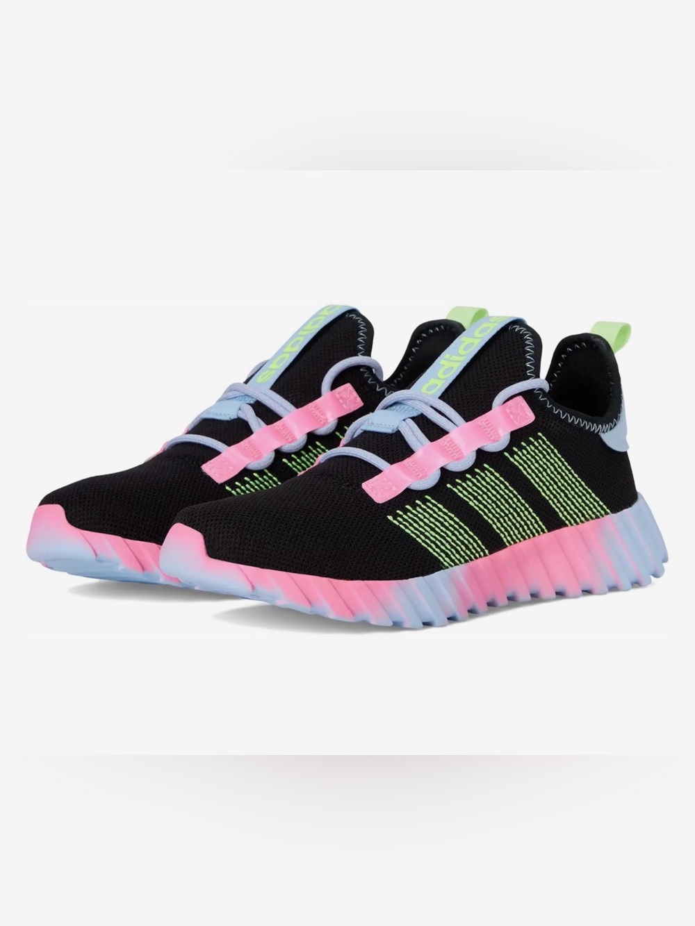 NIB!! Adidas Girls Kaptir Flow K running shoes